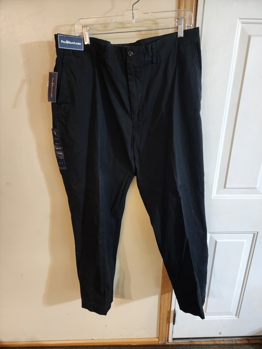 Polo by Ralph Lauren Black Men's Chinos 38W By 30 L
